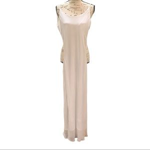 Variazioni White Scoop Neck Maxi Dress size Med